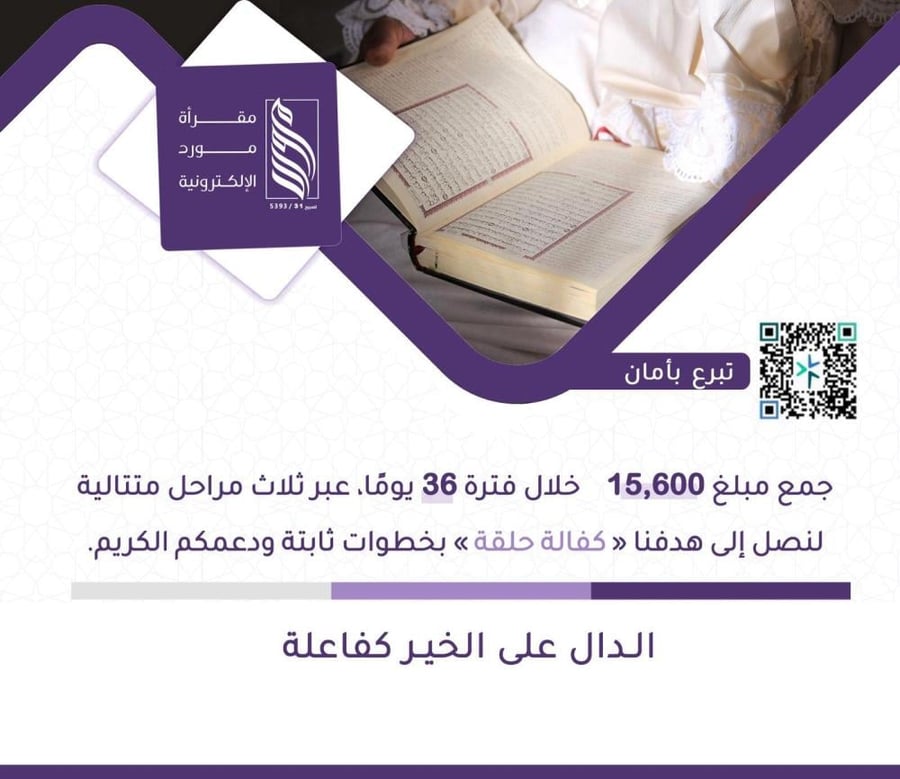 كفالة حلقة - مقرأة مورد 1448