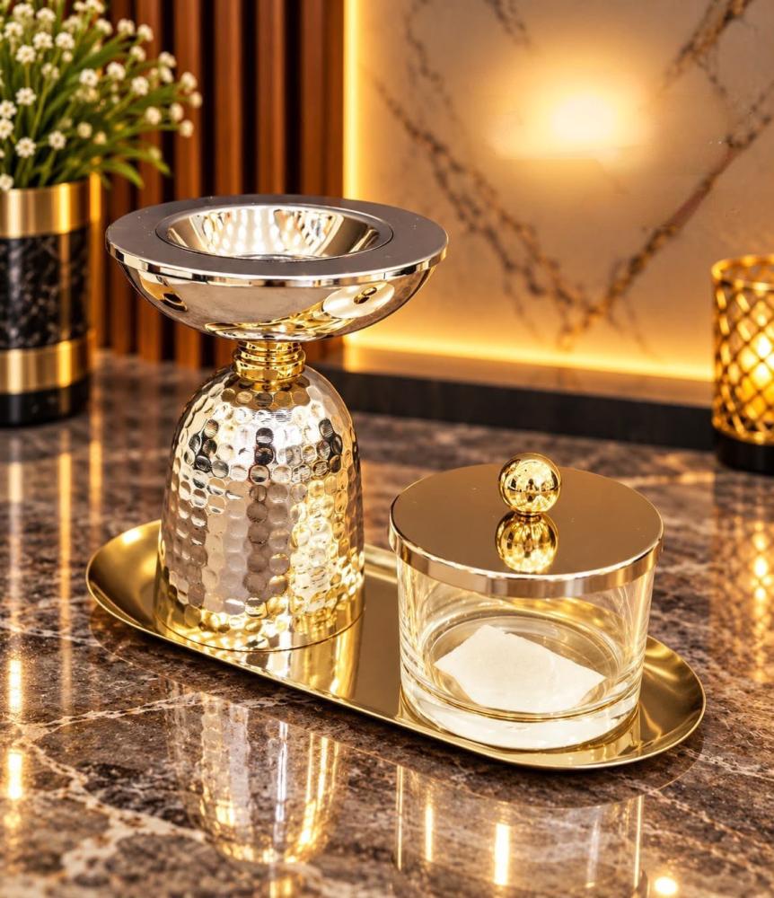 طقم مبخرة مع علبة بخور