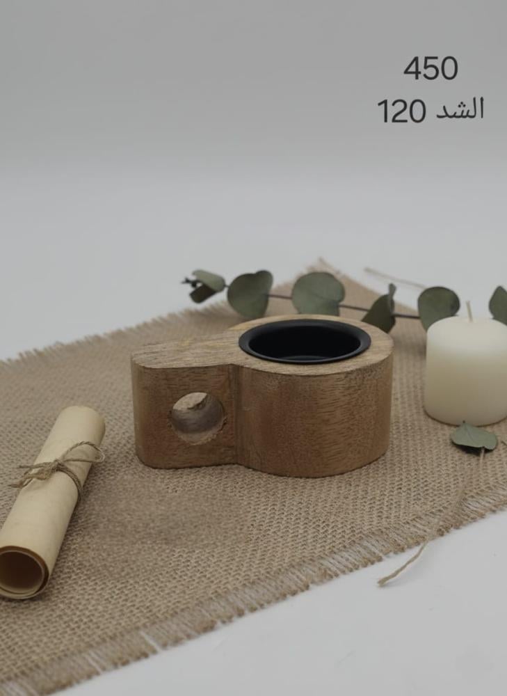مبخرة خشبية فاخرة بغطاء