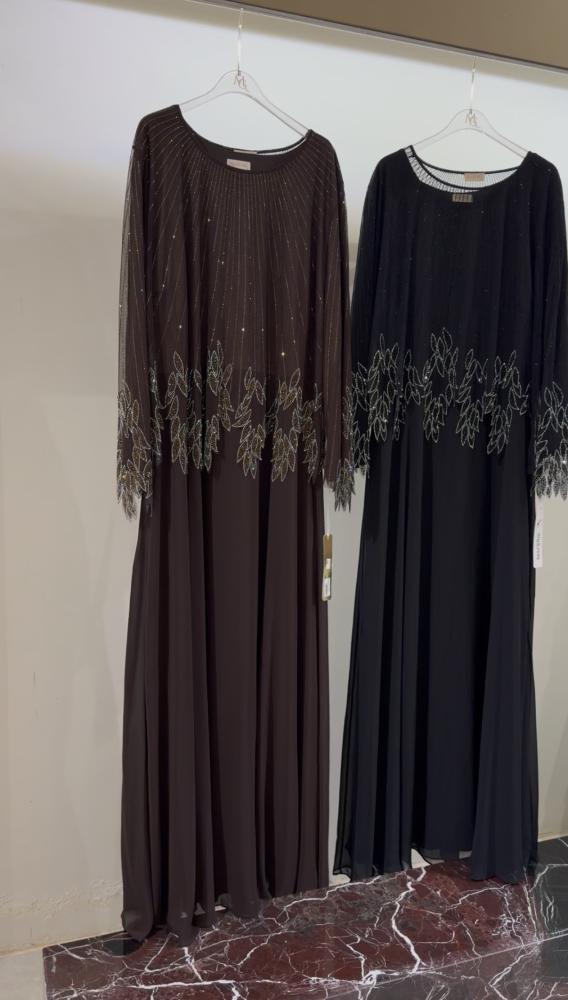 فستان بني 07