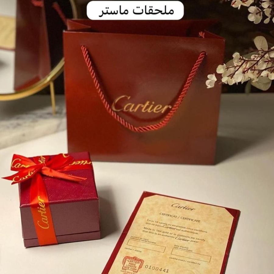 خاتم كارتير ذهبي نحيف ساده