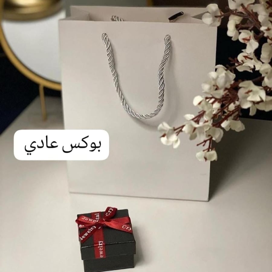 خاتم عريض بفص