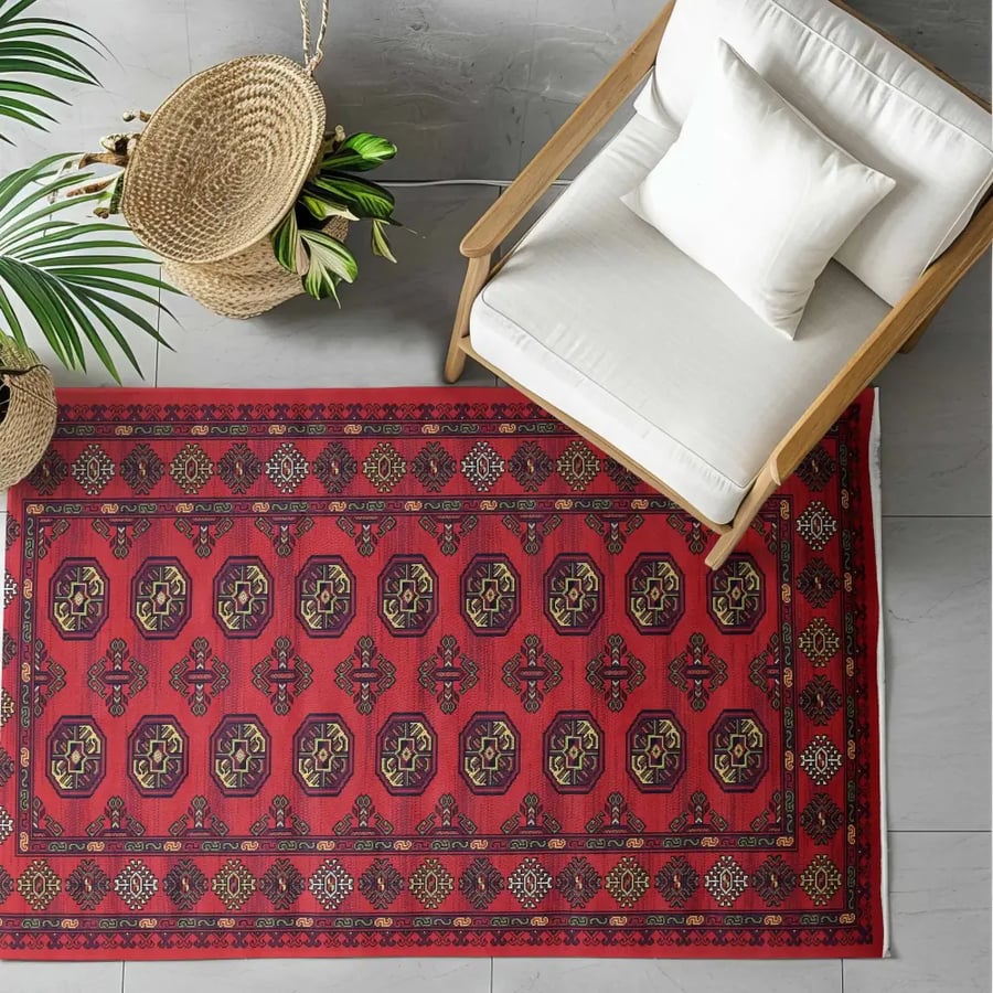 سجاد مرسوم - نجد  - أحمر - مقاس 200*300 - زارا