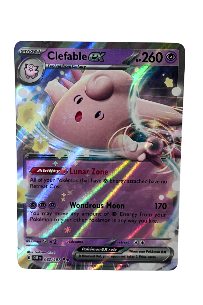 Clefable Ex 82/197 Pokemon