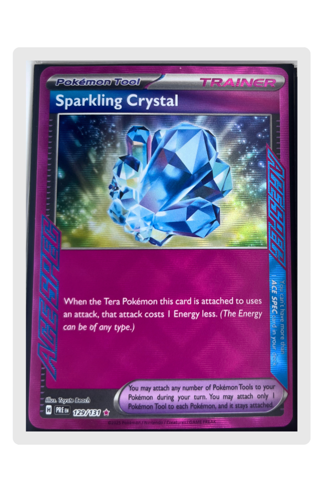 Sparkling Crystal 129/131 Prismatic Evolutions Pokemon
