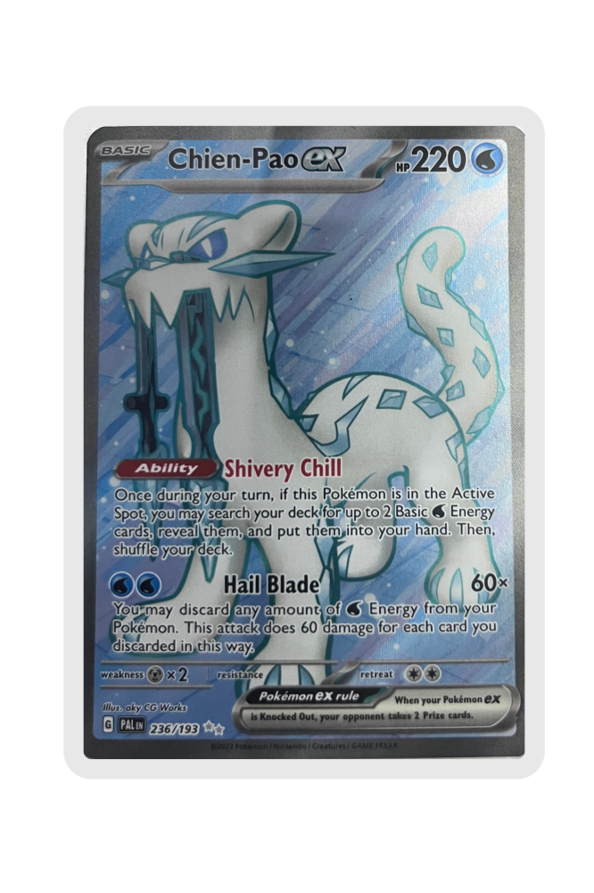 Chien Pao Ex 236/193 Pokemon