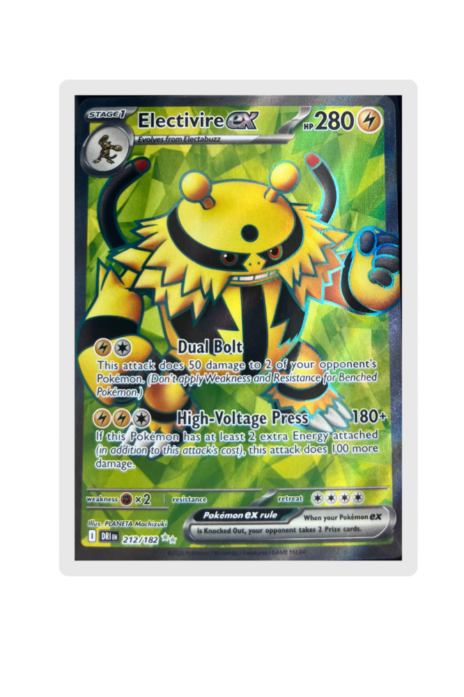 Electivire Ex 212/182 EN Pokemon