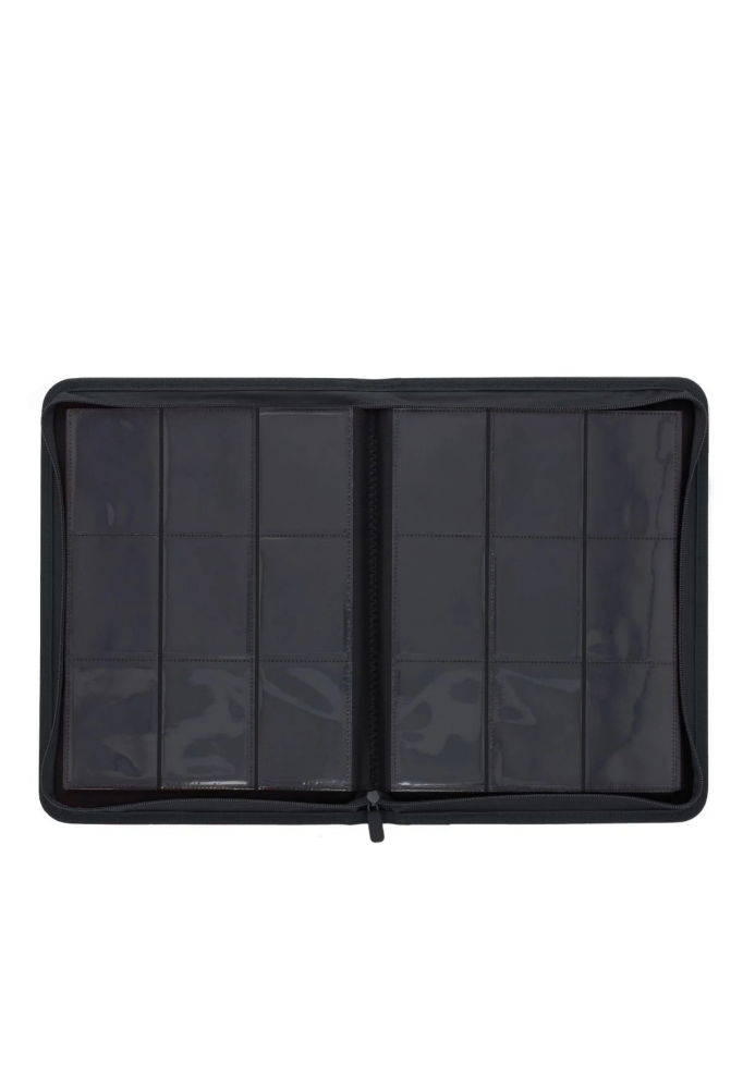 BCW 9 Pocket Binder with Zipper - Black