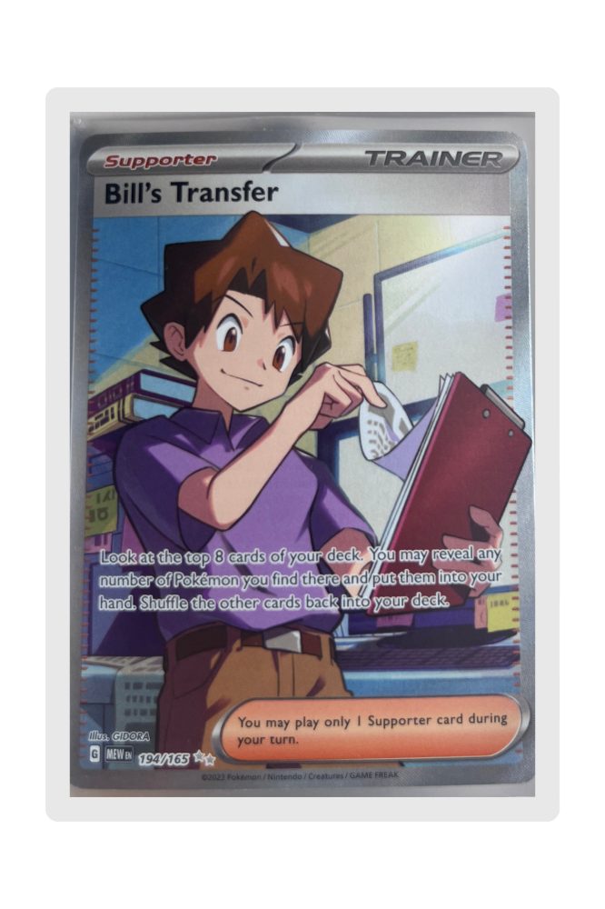 Bill's Transfer 194/165 Trainer SV 151 EN Pokemon