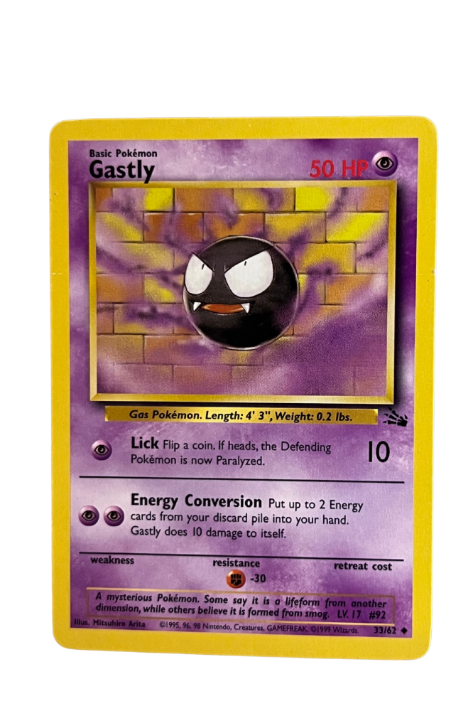 Gastly Fossil Uncommon Unlimited #33