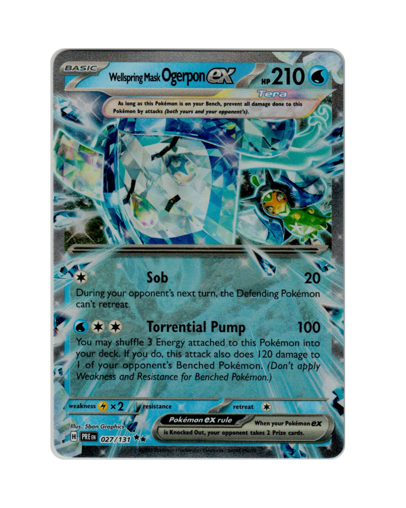 Wellspring Mask Ogerpon Ex 27/131 Pokemon