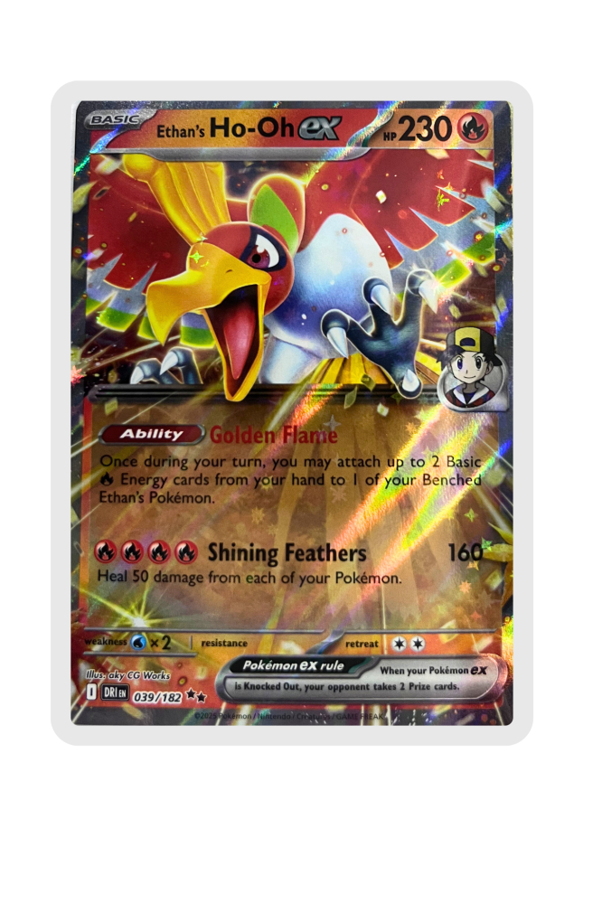 Ethan's Ho-Oh Ex 39/182 EN Pokemon