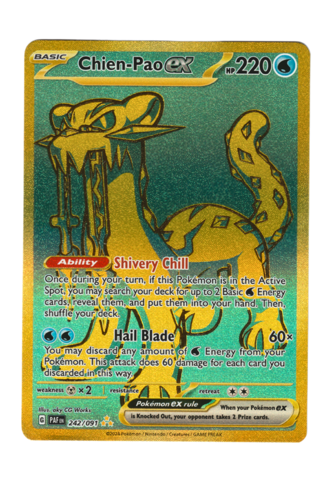 Chien-Pao Ex 242/091 Pokemon