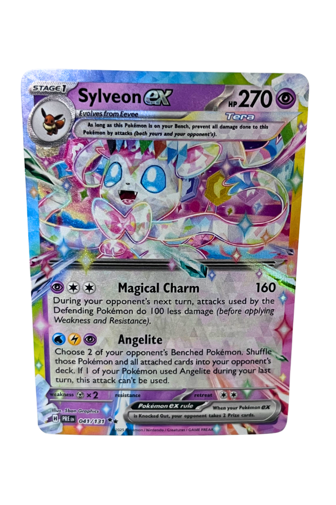 Sylveon Ex 41/131 Prismatic Evolutions Pokemon