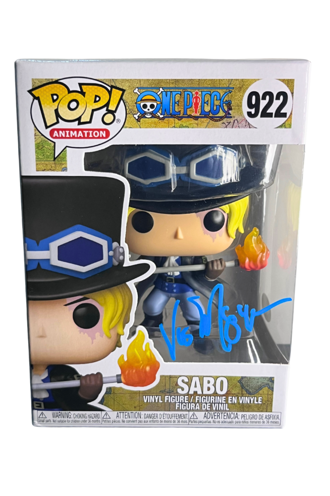 Sabo Funko Pop Signed by Vic Mignogna One Piece