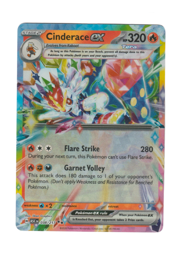 Cinderace Ex 038/217 EN Pokemon