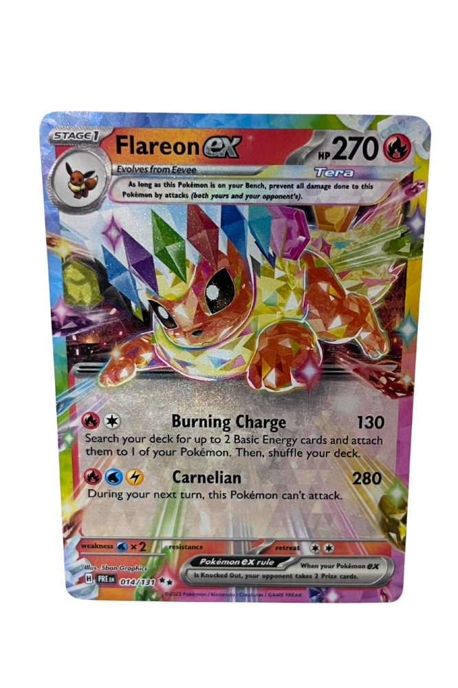 Flareon Ex 14/131 Prismatic Evolutions Pokemon