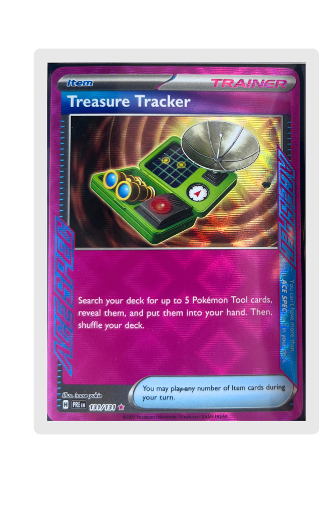 Treasure Tracker 131/131 Trainer Prismatic Evolutions Pokemon