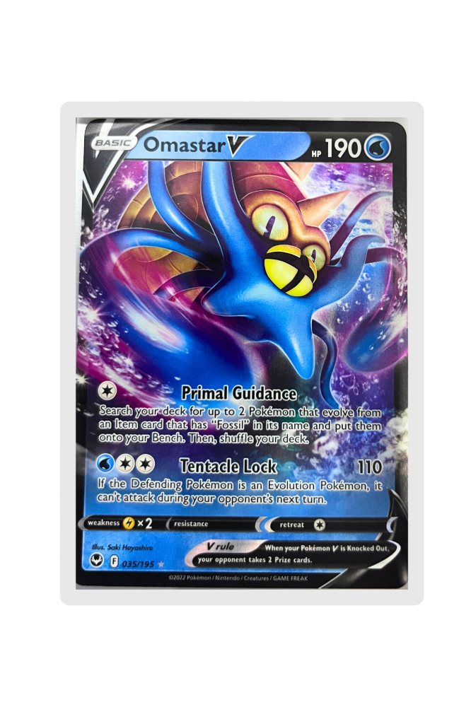 Omastar V 35/195 EN Pokemon