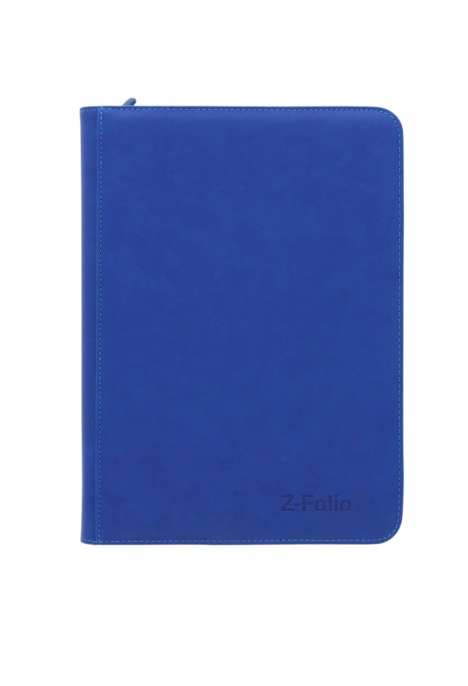 BCW 9 Pocket Binder with Zipper - Blue