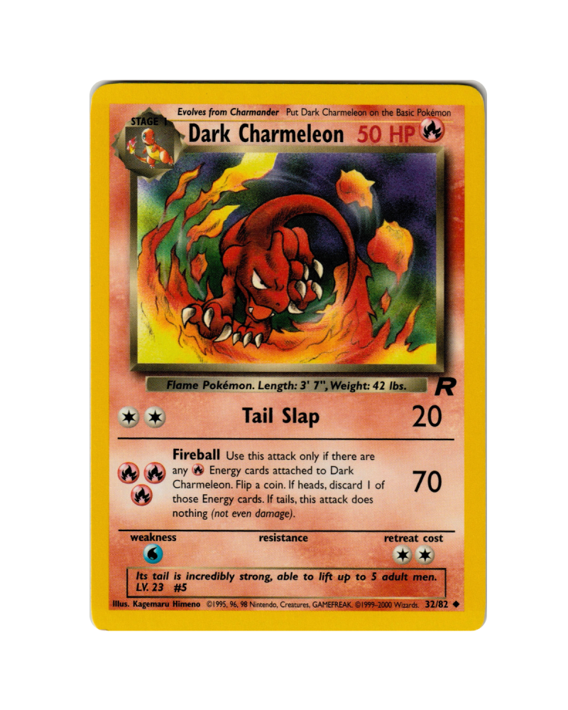 Dark Charmeleon 32 EN Team Rocket Vintage