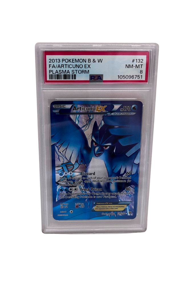 Articuno Ex #132 Pokemon Graded PSA 8