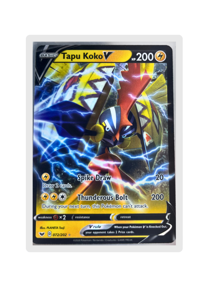Tapu Koko V 72/202 EN Pokemon