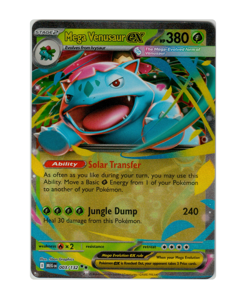 Mega Venusaur Ex 003/132 EN
