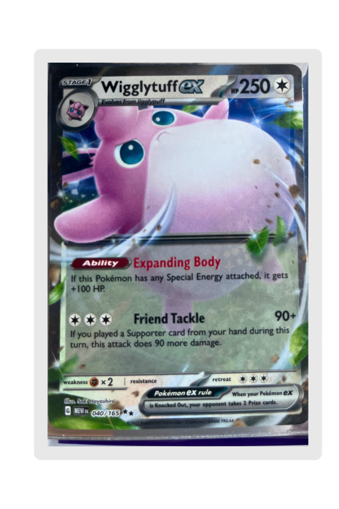 Wigglytuff Ex 40/165 EN Pokemon