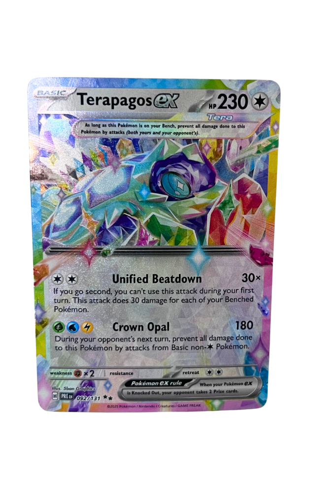 Terapagos Ex 92/131 Pokemon Prismatic Evolutions