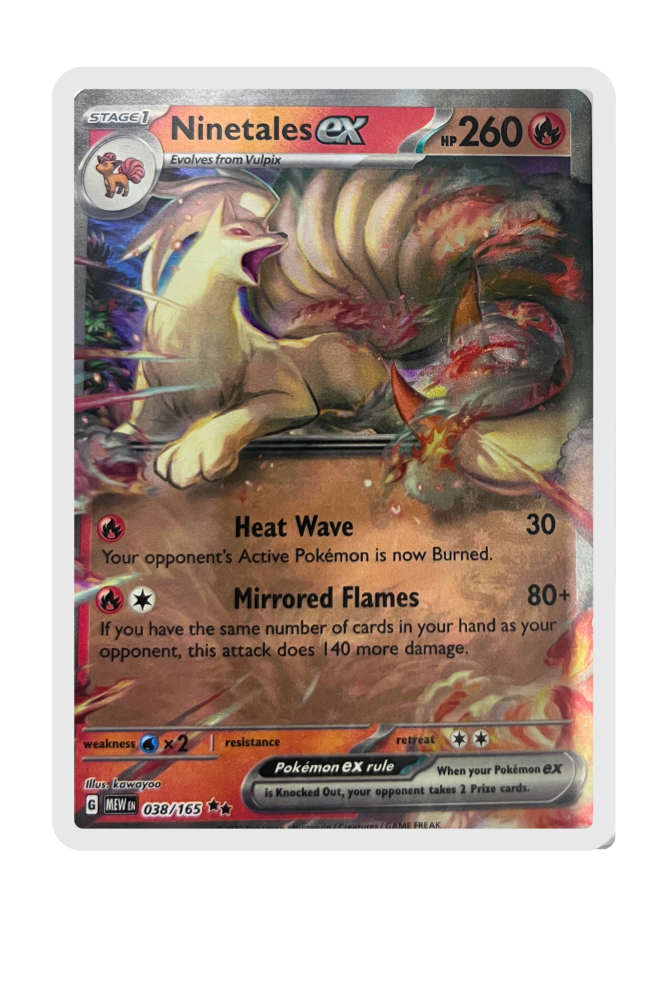 Ninetales Ex 38/165 EN Pokemon