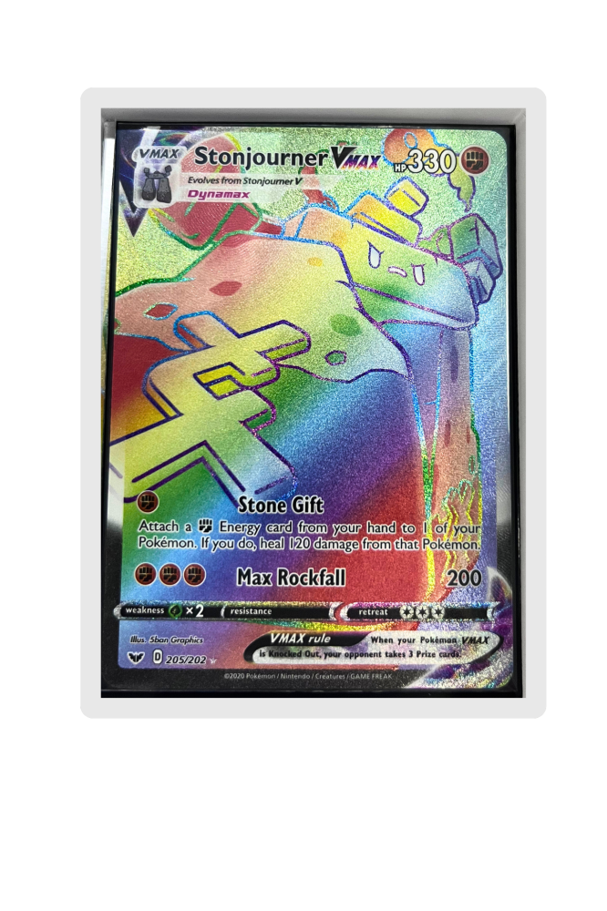 Stonjourner Vmax 205/202 EN Secret Pokemon
