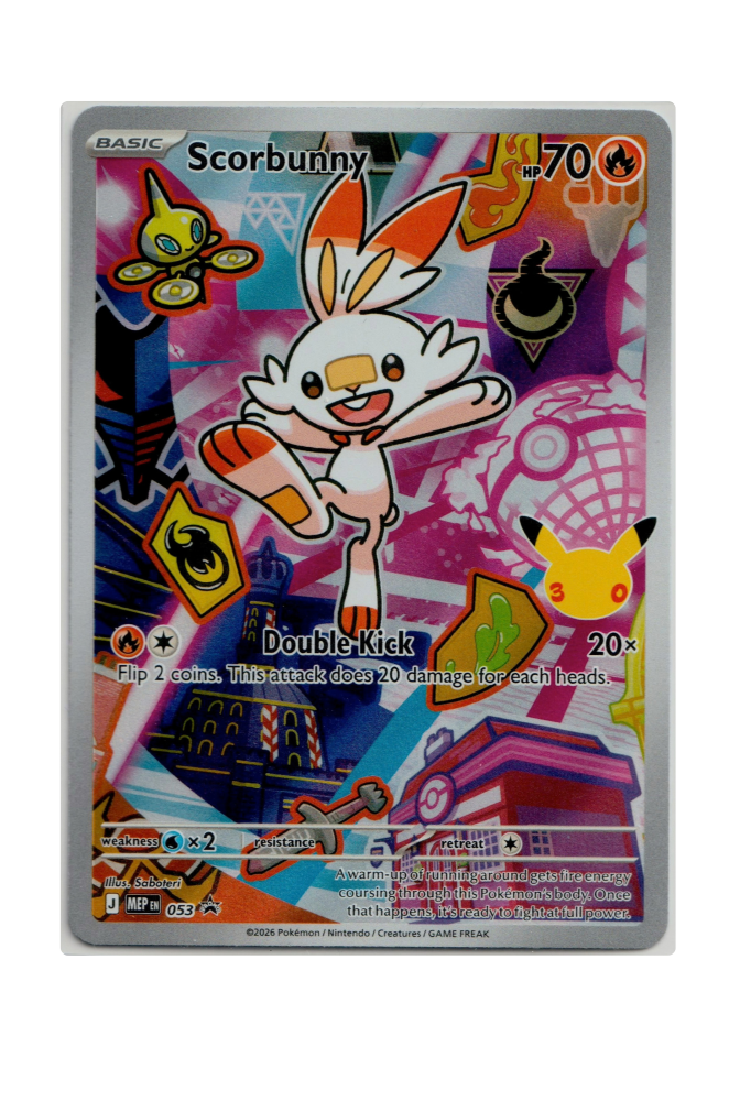 Scorbunny 053 Promo 30th First Partner Series 2 Mega Evolution