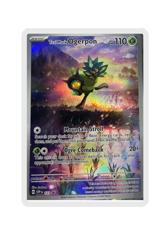 Teal Mask Ogerpon 123 Black Star Promo EN Pokemon