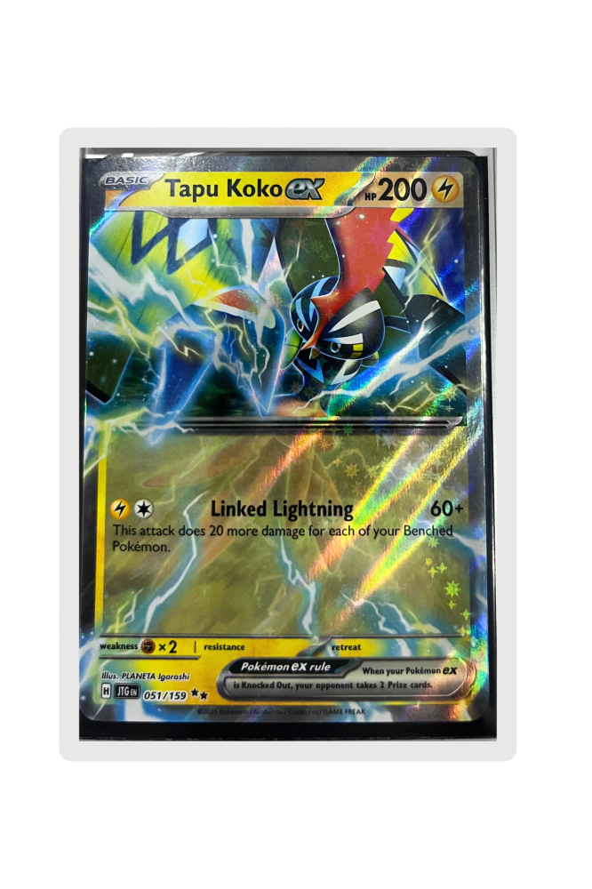 Tapu Koko Ex 51/159 EN Pokemon