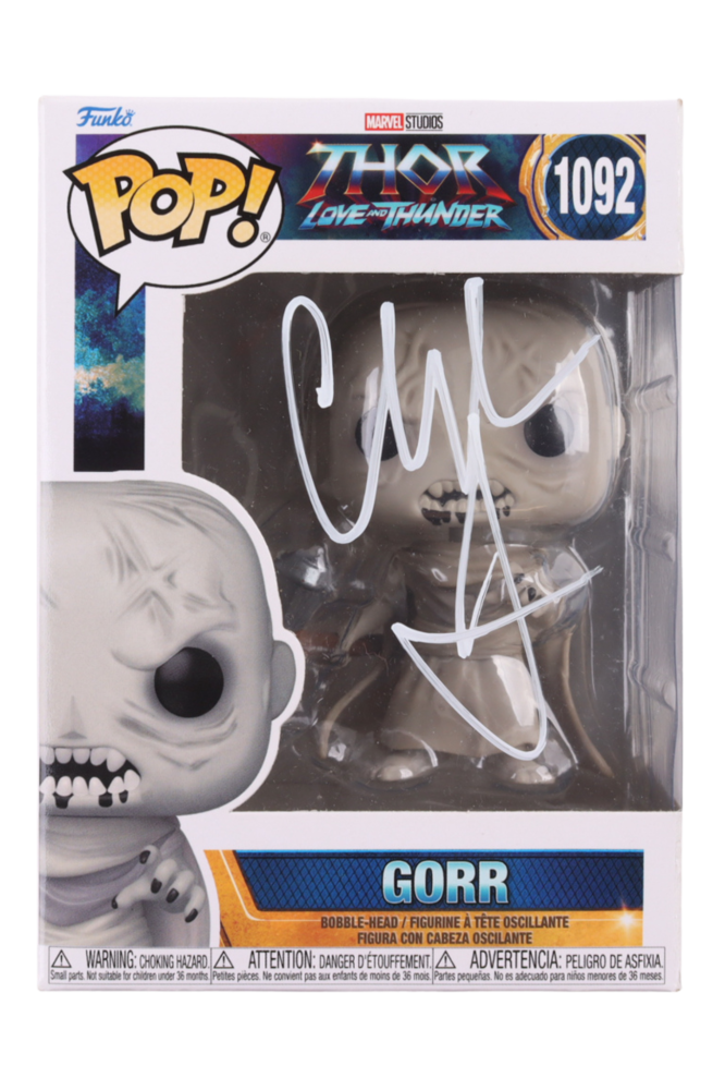 Funko Thor Gorr signed by Christian Bale