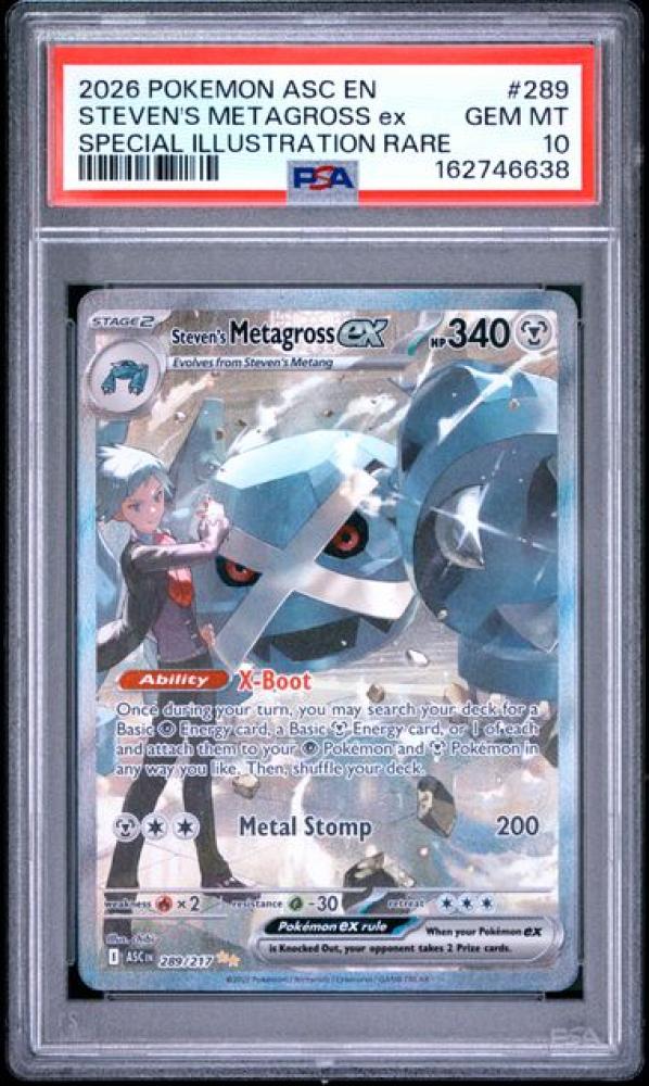 Steven's Metagross Ex #289 PSA 10 EN