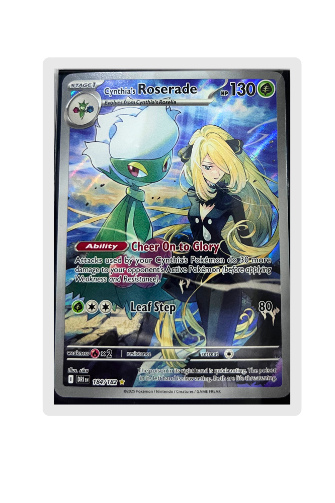 Cynthia's Roserade 184/182 Pokemon