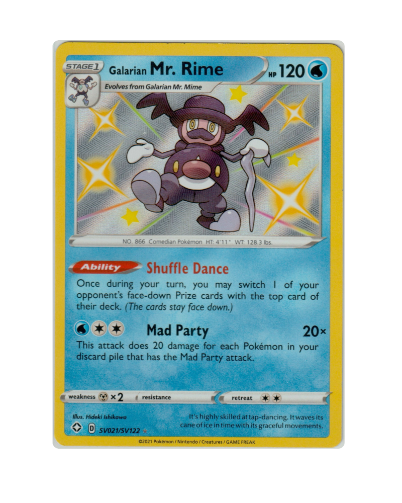 Galarian Mr. Rime Baby Shiny SV021/SV122 EN