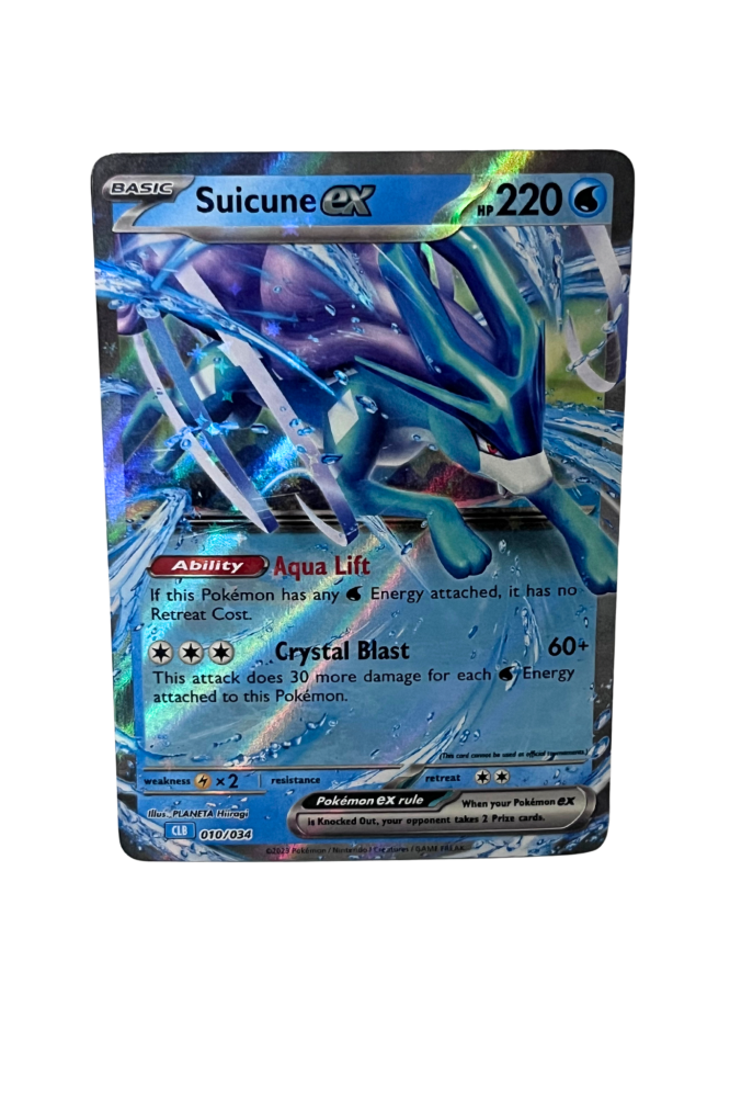 Suicune Ex 10/34 EN Pokemon