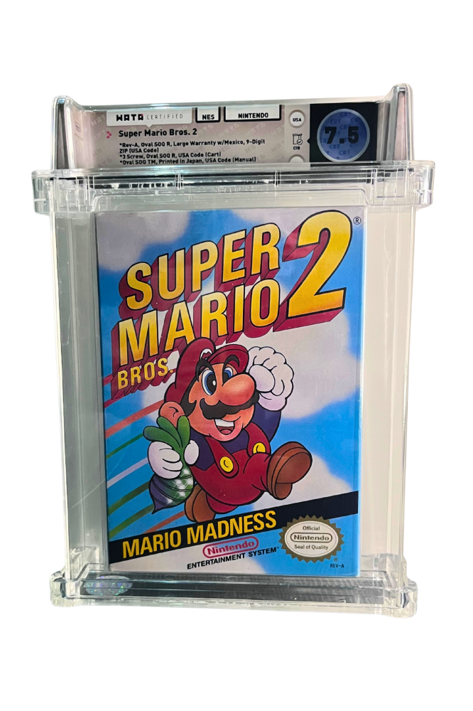Super Mario Bros 2 WATA 7.5 NES Nintendo