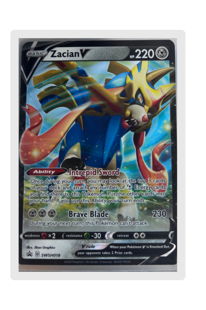 Zacian V SWSH018 Pokemon