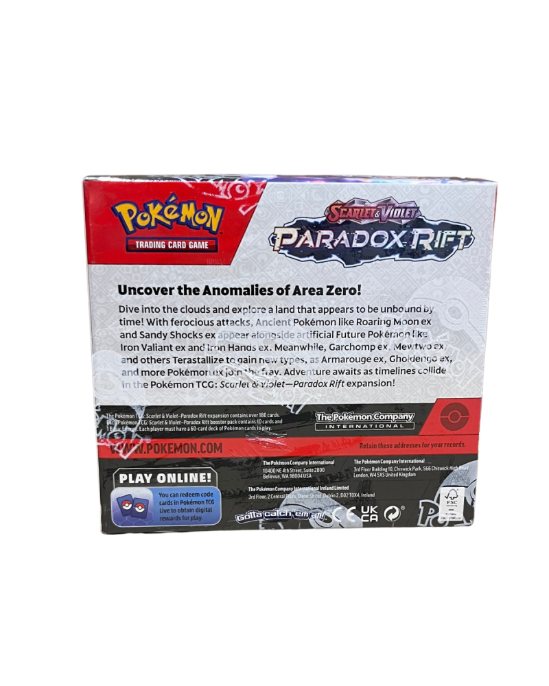 Pokemon Paradox Rift Booster Box Sealed