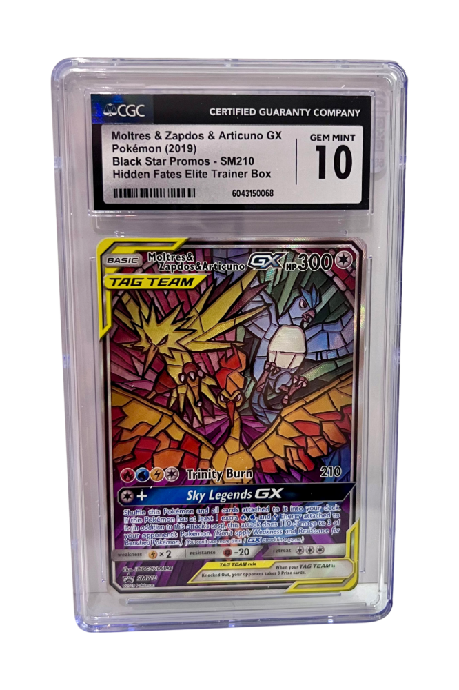Moltres Zapdos Articuno Black Star Promo CGC 10