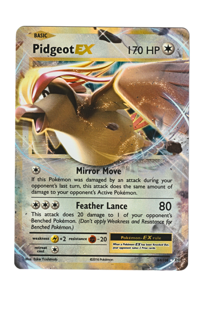 Pidgeot Ex 64/108 2016 EN Pokemon Ultra Rare