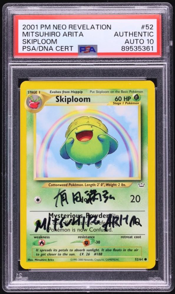Mitsuhiro Arita Auto PSA 10 Neo Skiploom EN #52 2001