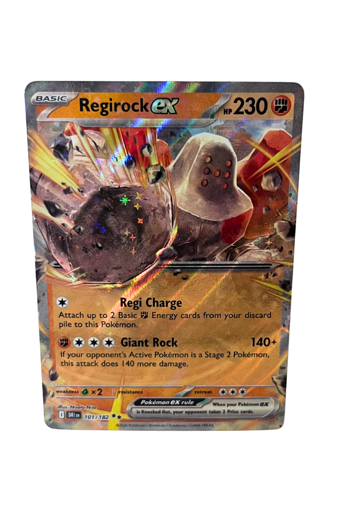 Regirock Ex 101/182 EN Pokemon