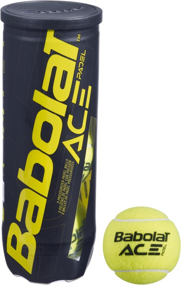 Babolat Ace padel balls can of 3