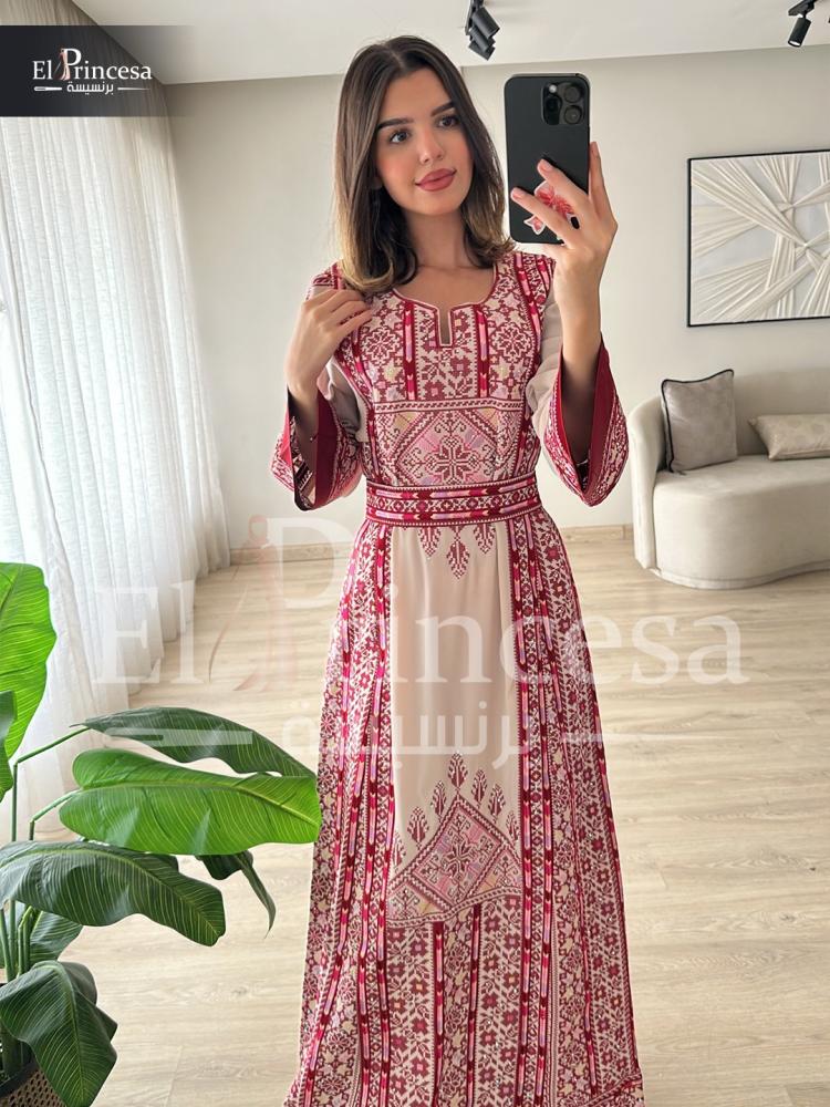 جلابية اردنيه بتطريز فخم