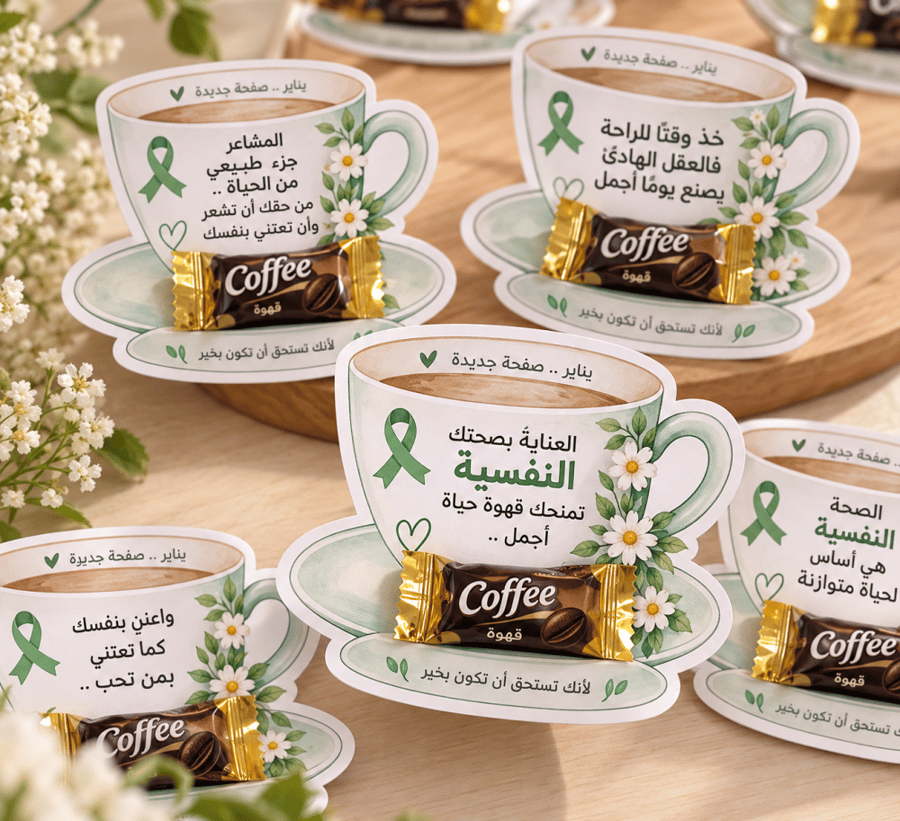 كرت توزيعات | يوم الصحة النفسية